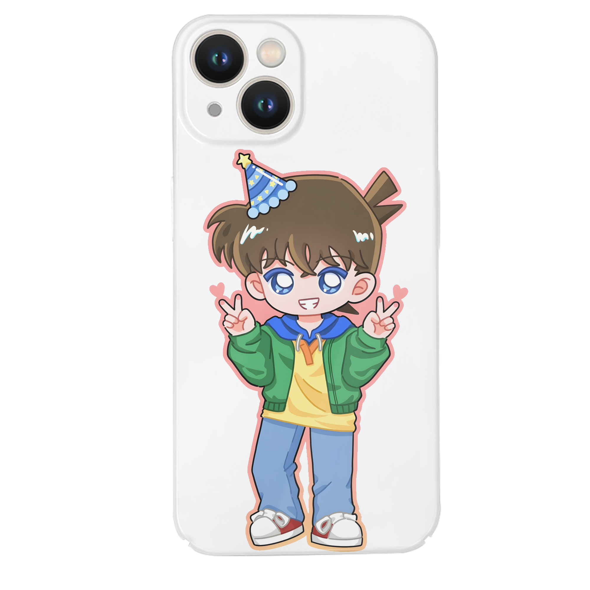 （画像用） 名探偵コナン 江戸川 コナン Detective Conan Conan Edogawa 【iPhone 14シリーズ対応】ハードケース